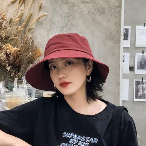 Beach Cap Sun Hat Cotton Bucket Hats Women Summer Sunscreen Panama Hat Sunbonnet Fedoras Outdoor Fisherman Hat
