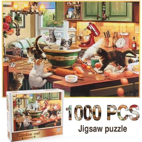 1000 pieces of animal jigsaw puzzle educational toys children adult learning educational assembly toy game Montessori