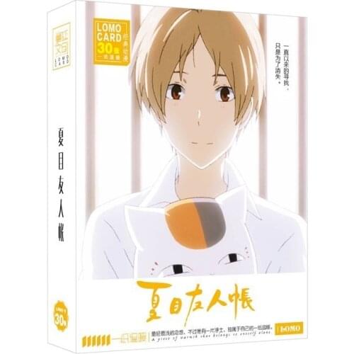 30 Pcs/Set Anime Natsume Yuujinchou Lomo Card Mini Postcard Greeting Card Message Card Christmas Gifts
