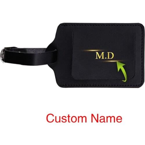 Free engraved Luggage Tag Women Men Portable Label Suitcase ID Address Holder Letter Baggage Boarding Gift Travel Accessories