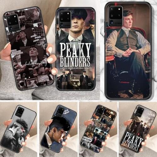 Peaky Blinders Thomas Shelby Phone case For Samsung Galaxy Note 4 8 9 10 20 S8 S9 S10 S10E S20 Plus UITRA Ultra black luxury