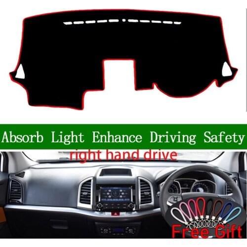 For JAC REFINE S3 2013 2014 2015 2016 Right Hand Drive Dashboard Cover Car Stickers Dash Mat Carpet Interior Accessories