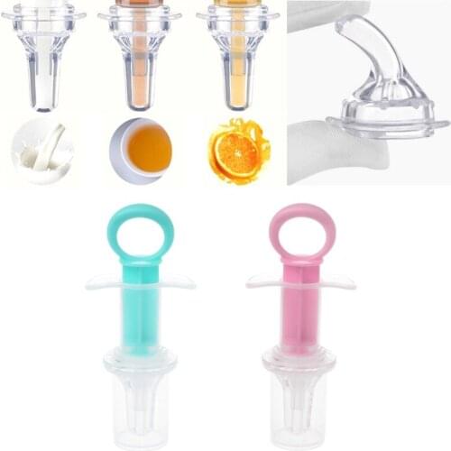 Baby kids smart medicine dispenser Needle Feeder Squeeze Medicine Dropper Dispenser Pacifier Feeding Utensils baby accessories