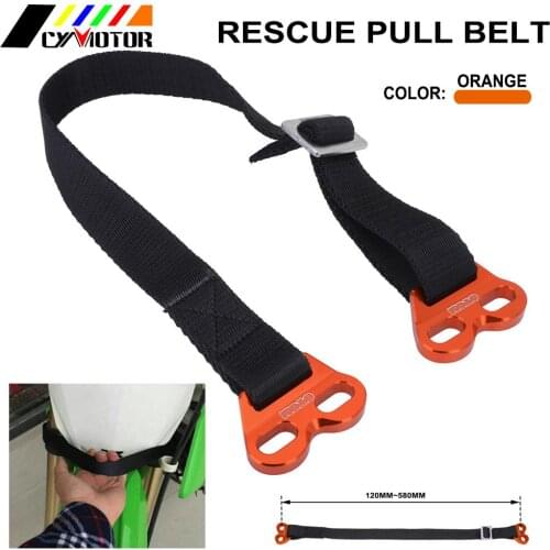 For YAMAHA KTM KAWASAKI SUZUKI HONDA CRF250R XR400R Road Motorcycle Universal Enduro Rescue Traction Strap Pull Sling Belt