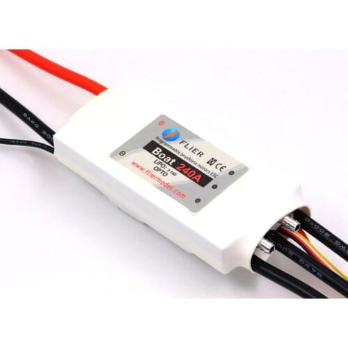 FATJAY FLIER 240A ESC 3-16S ESC cooling water high voltage brushless speed controller with program cable for RC Boat surfboard