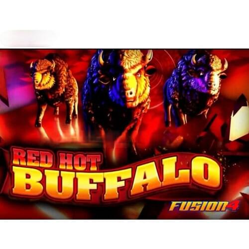 Skill Games Fusion 4 Multi Game board, Red Hot Buffalo/Great Train Robbery/Piggys Big Bust/Plunderin' Pirates slot game machine
