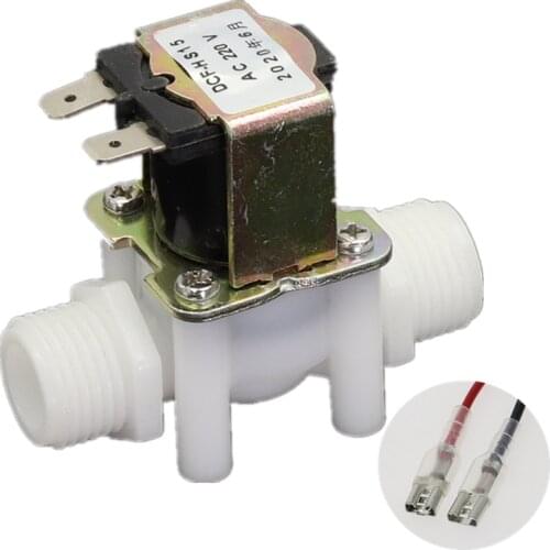 NC /NO 12V 24V G1/2" Plastic Electrical Inlet Solenoid Water Valve for washing machine water dispenser garden spray irrigation
