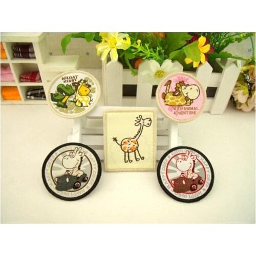 Custom iron on woven badges for clothing, woven badges