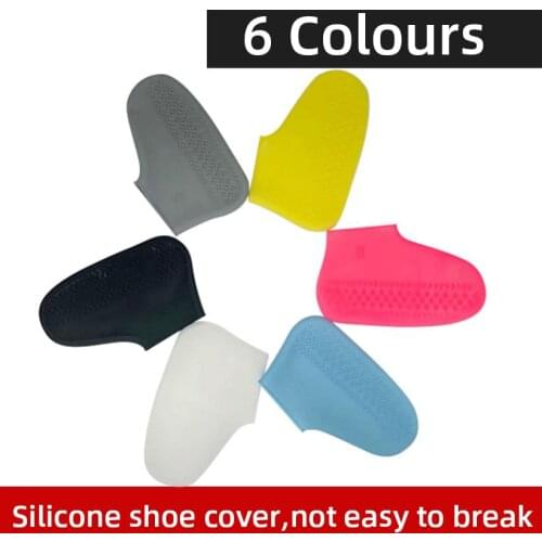 Children Adults Practical Rainy Day Waterproof Rain Boots Silicone Reusable Shoe Cover for Indoor Outdoor Use