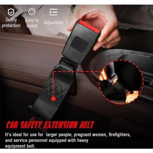 Universal Seat Belt Cover Car Safety Belt Extender 2 Size Seat Belt Extension Plug Buckle Seatbelt Clip Auto Accessories
