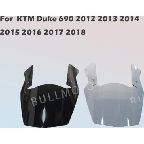 For KTM Duke 690 2012 2013 2014 2015 2016 2017 2018 For Motorcycle Windscreen Windshield Protector Cover Wind Deflecto