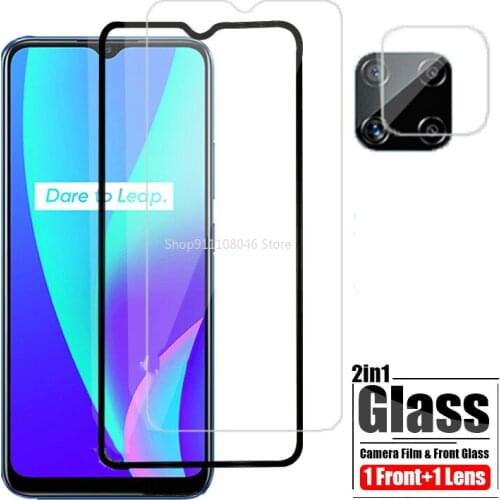Screen Protector For Oppo Realme X3 SuperZoom Protective Glass Realme C11 C15 X2 6 Pro Tempered Glass Camera Len Film Realmi 6i