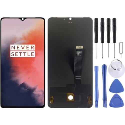 AMOLED Material LCD Screen and Digitizer Full Assembly for OnePlus 7T