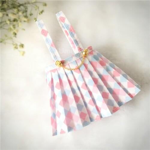 1PCS Handmade Neoblythe Outfits Cute Pleated Skirt for Blyth, 1/6 BJD, 1/8 BJD Doll Dress Clothes Accessories