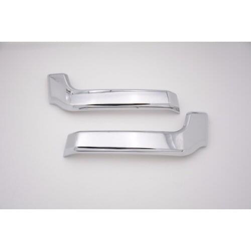 2 Pcs/Pair Front Bumper Molding Chrome Strip Trim 6407A121 6407A122 For Mitsubishi Pajero 2015-2016