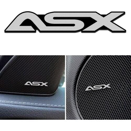 3D Car Speaker stereo aluminum badge emblem Sticker for mitsubishi ASX outlander pajero lancer Car Accessories Styling