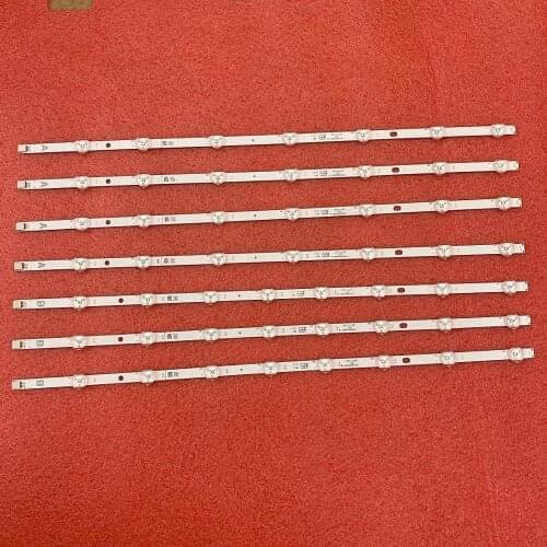 5set=35 pcs LED backlight strip for 17DLB55NER1-A B JVC LT-55C870 55HFL2879T/12 LUX0155005 55VL5A63DB LT-55VU73M 55U6863DB