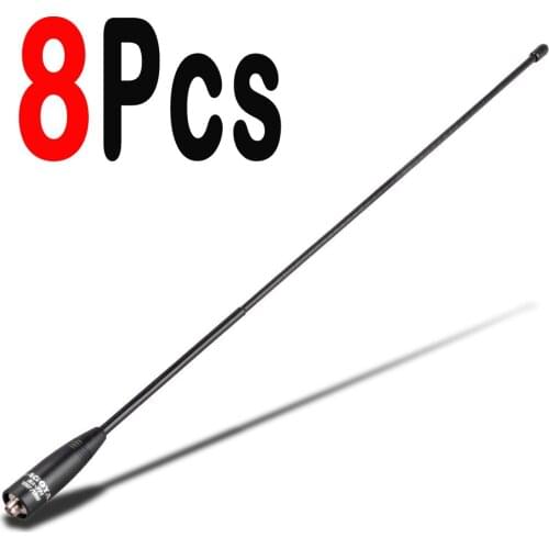 8Pcs Original Nagoya NA-771 SMA-F SMA Female For Baofeng UV-5R UV-B5 BF-888S Two Way Radio Dual Band VHF/UHF 144/430MHz Antenna