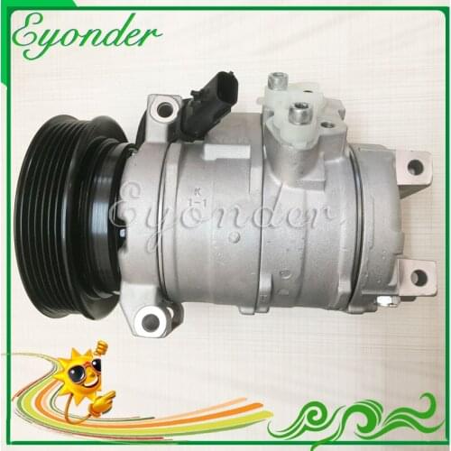 Auto A/C AC Air Conditioning Compressor Pump 10S17C PV6 for Chrysler Pacifica V6 3.5L V6 3.8L 05005496AF 5005496AG RL005496AI