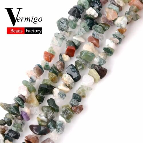 Free Shipping Natural Stone Beads India Agates Irregular Gravel Chip Beads For Jewelry Making 3-5-8-12mm Diy Bracelet 16inches