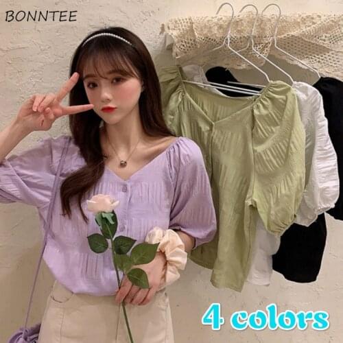 Женские рубашки с рюшами BONNTEE China At AliExpress