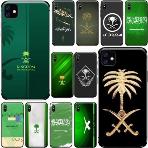 Kingdom Of Saudi Arabia Flag Phone Case for iPhone 11 12 mini pro XS MAX 8 7 6 6S Plus X 5S SE 2020 XR Luxury brand shell funda