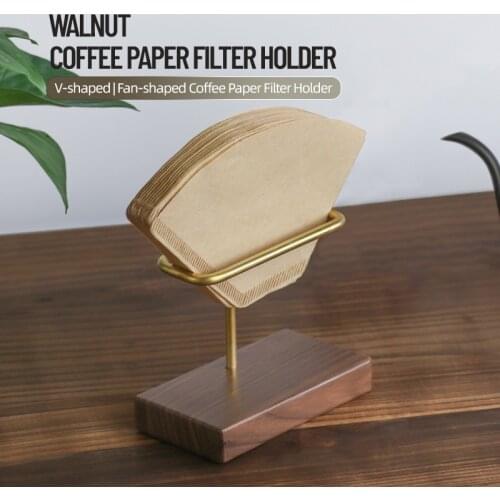 Coffee Filter Holder, V60 Hand Drip Coffee Filter Paper Dispenser Storage Stand