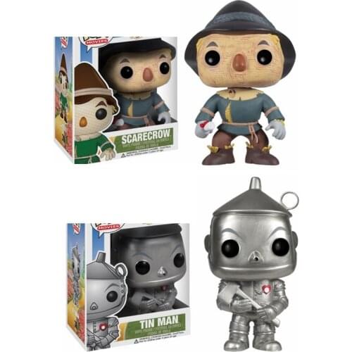 Funko The Wizard of OZ Tin Man Scarecrow Cowardly Lion #38 #39 PVC Vinyl Action Figures Brinquedos Collection Model Toys