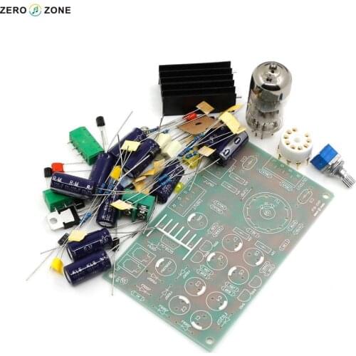 GZLOZONE DIY 6N3 Tube Buffer Preamplifier Kit HIFI Vacuum Tube Preamp Kit