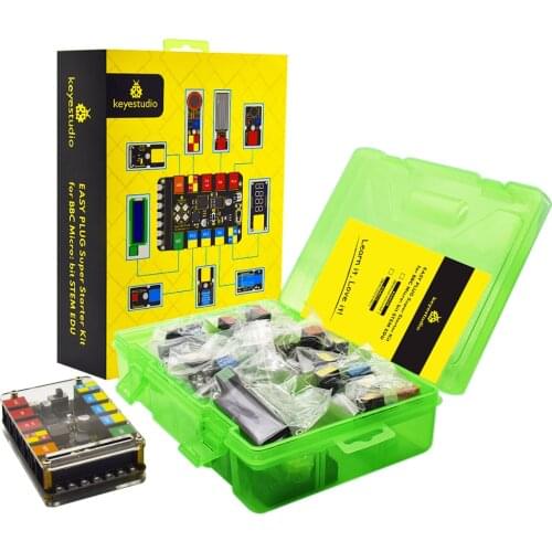 Keyestudio Rj11 micro bit Kit Learning Kit Super Starter Kit for BBC micro: bit STEM EDU (No micro：bit Board No Battery)
