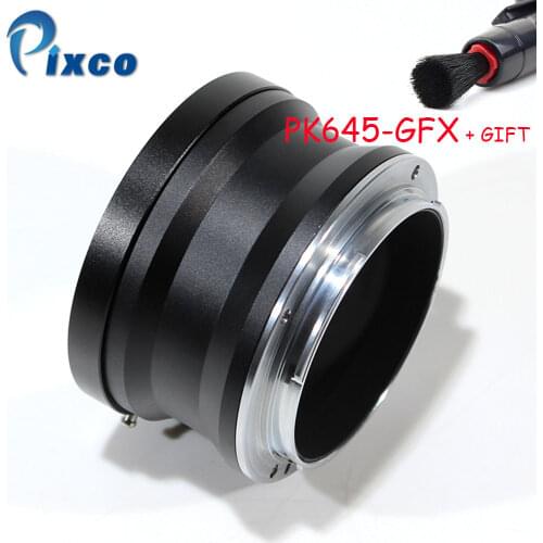 ADPLO PK645-GFX Lens Adapter Ring For Pentax 645 Lens to Fujifilm G GFX100 GFX50S GFX50R Camera