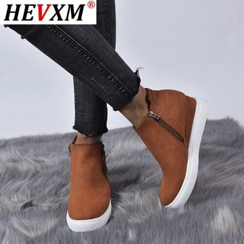 2020 Womens Wedge Sneaker Vulcanize Shoes Fashion Zip Leopard Increase Within Zapatos De Mujer New Fashion for Girl