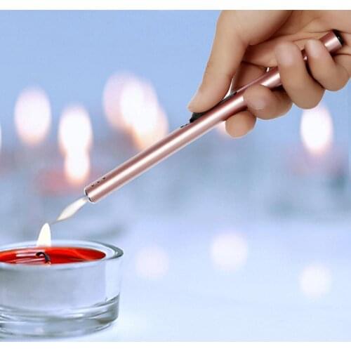 Metal torch lighter Outdoor Barbecue Charcoal Gas Cooker butane torch soplete cocina Stove lighter Kitchen Igniter Gun Lighter