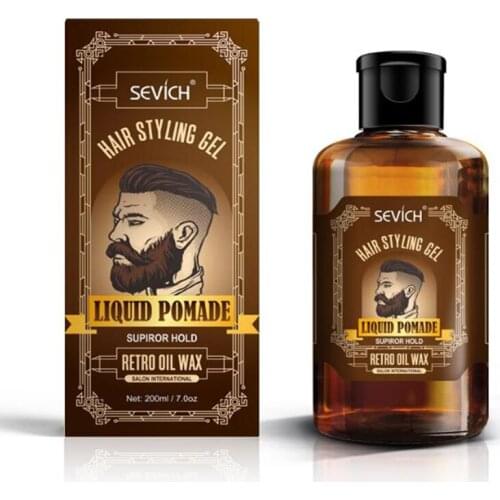 Men Female Refreshing Hair Oil Wax Cream Edge Control Hair Styling Gel Broken Hair Finishing Anti-Frizz Hair Fixative Gel 200ML