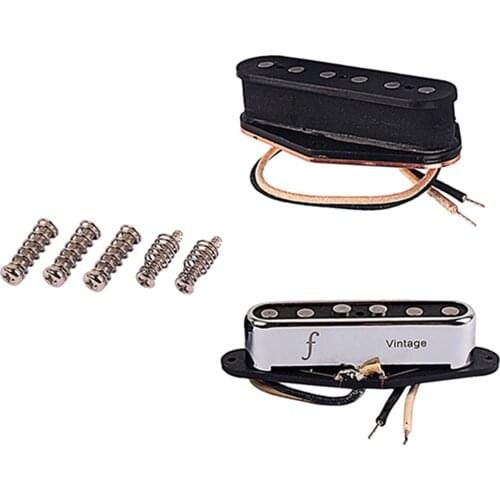 Muffler Alnico V Magnet Bridge Neck Pickup Set -Style Guitar