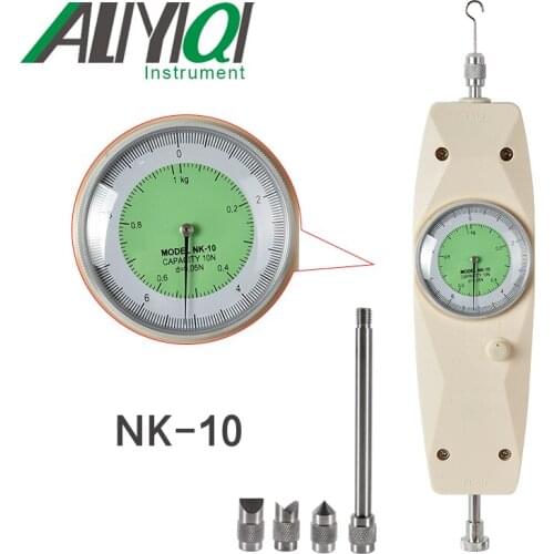 NK-10N 10N/1Kg Analog Force Gauge Push And Pull Dynamometer Dynamometer