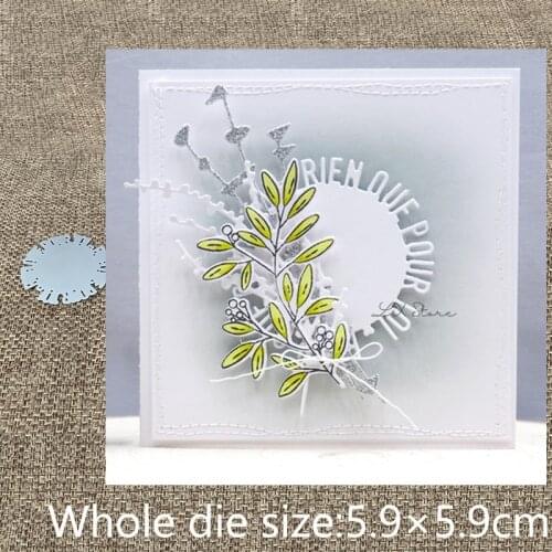 New Design Craft Metal stencil mold Cutting Dies French Only for you circle scrapbook die cuts Album Paper Card Craft Embossing