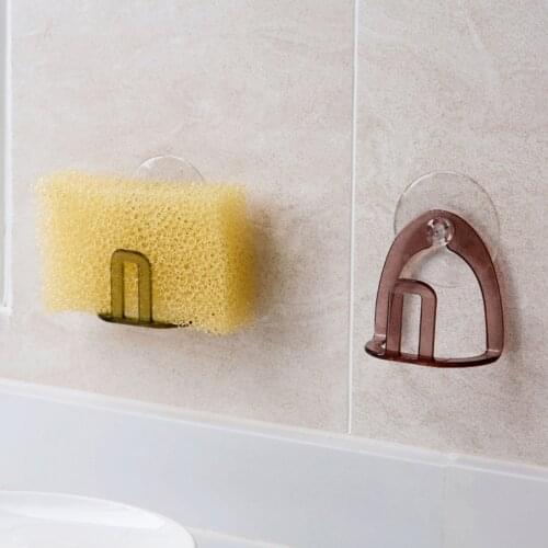 Open Design Sink Drain Rack ABS Resuable Sink Drain Rack Adhesive Sponge Kitchen Holder Water Proof Sink Caddy Organiser