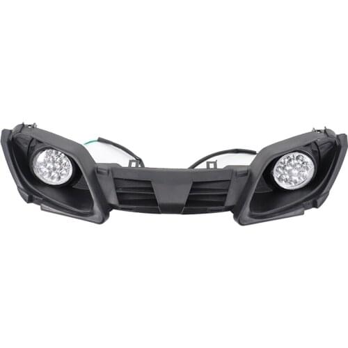 Go Kart Karting ATV UTV Buggy Quad Front Plastic Safety Bumper Protection Cover Guard Front Bumper With Light