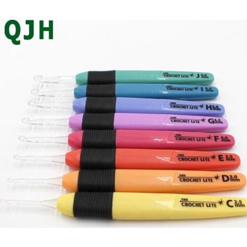 QJH 3 size plastic knitting needles light comes needle hook needle crafts knitting yarn woven Home DIY tool accessories