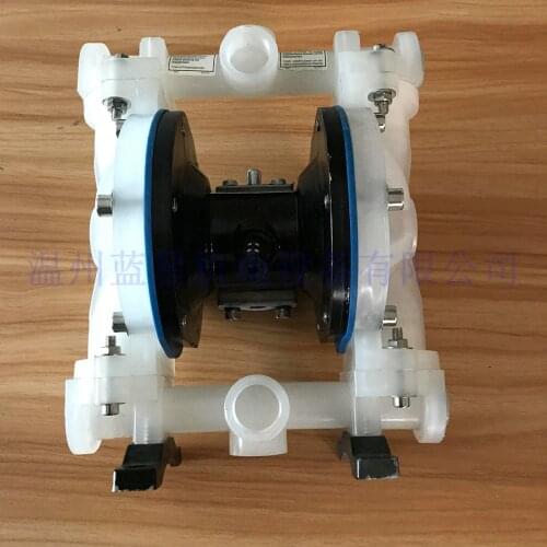 VKM pneumatic diaphragm pump 4 points caliber QBY-15 plastic PTFE acid and alkali imported plastic