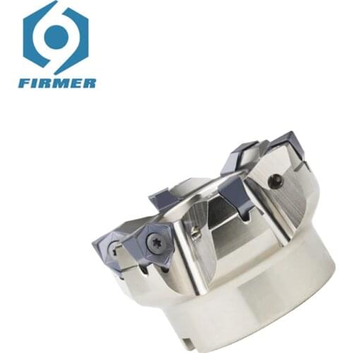 RCC12-80-27-5T RCC12-100-32-6T Reuse CCMT120404/08 carbide blade 75 degree HN-NC CNC Milling cutter knife dish