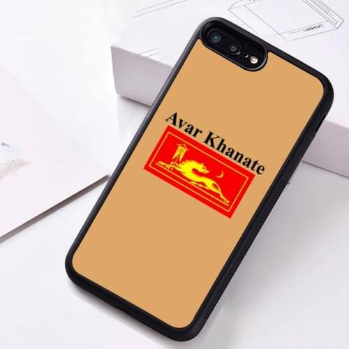 Avar khanate Flag Phone Case Rubber For iphone 12 11 Pro Max Mini XS Max 8 7 6 6S Plus X 5S SE 2020 XR cover