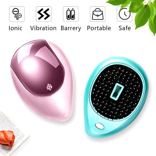 Salon Hair Brush Portable Mini Ion Anti-Static New Ionic Hairdressing Combs Tangle ScalpHead Massager Styling Magic Hairbrush
