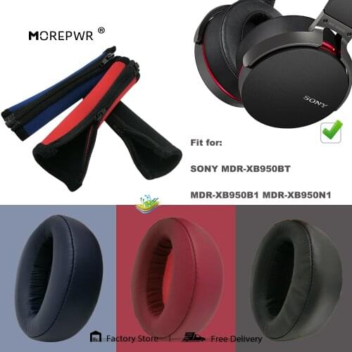 Replacement Ear pads & Headband for SONY MDR-XB950BT MDR-XB950B1 MDR-XB950N1 Headset Bumper Earmuff Cover Cushion