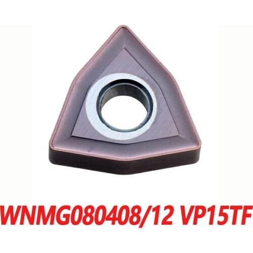 100% Original WNMG WNMG080408 VP15TF WNMG080412 10pcs CNC lathe Insertion Carbide Insert Imported From Japan Quality Assurance
