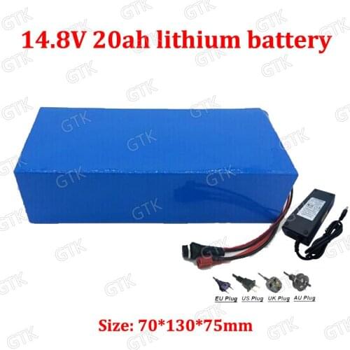 14.8v 20ah Lithium bateria recargable 12V 20Ah Lithium ion 18650 battery pack BMS 4S for 100W LED lamp Xenon backup + 3A charger