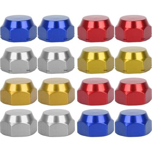 2 Pcs Fishing Reel Screw Nut Aluminum Alloy Fishing Reel Handle Screw Cap M8 Screw Nut Cap For Fishing Reel Handle Screw Nut Cap