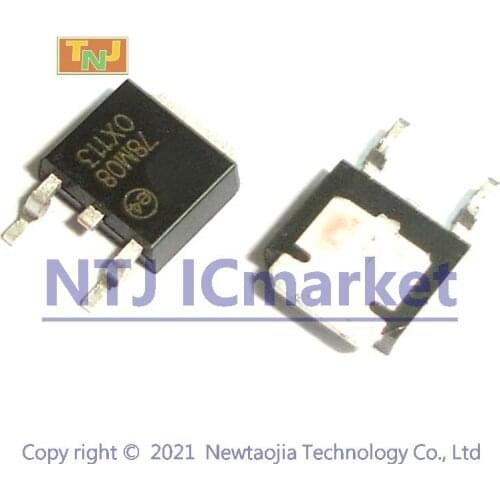 20 PCS 78M08 TO-252 L78M08CDT 8V 500mA 3-TERMINAL POSITIVE-VOLTAGE REGULATOR