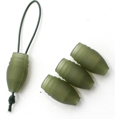 30PCS Carp fishing Accessories Rubber Float Sleeves Stops Silicone boilie stop for Carp Hair Rig Fishing Tackle